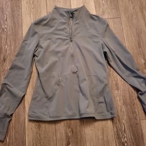 ZYIA XL gray zip up long sleeve, GUC